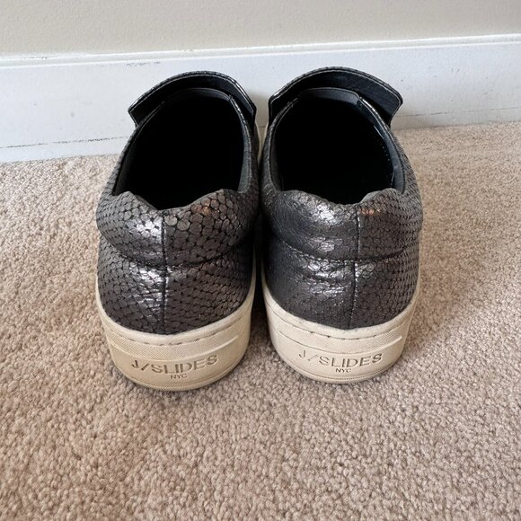J Slides Metallic Slip-On Sneakers - Picture 4 of 15